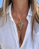 FOUR STONE NECKLACE
