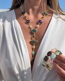 MULTISTONE STATEMENT NECKLACES