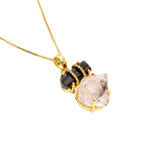 CRYSTAL & TOURMALINE CHAIN