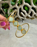 FOUR STONE CRYSTAL CUFF