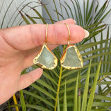 RAW IRREGULAR STONE EARRINGS