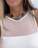 LABRADORITE CHOKER