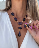 AMETHYST NECKLACE SET