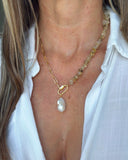 RUTILATED PEARL CHOKER