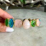 MIXED GEMSTONE CUFF