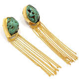 TURQUOISE FALL EARRING