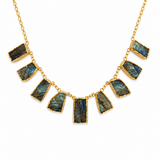 RAW LABRADORITE CHOKER