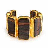 RAW TIGER EYE CUFF