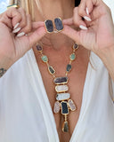 RAW MULTISTONE NECKLACE SET