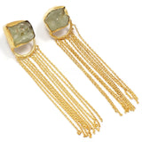 PREHNITE FALL EARRING
