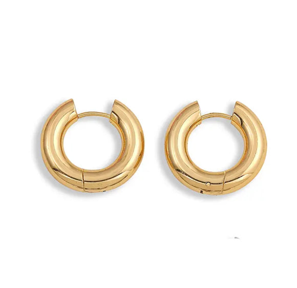 SOLID HOOP GOLD