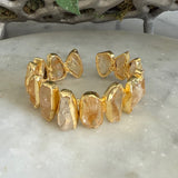 RAW CITRINE STATEMENT CUFF