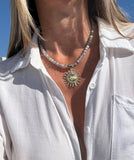 SUNBEAM GEM NECKLACE