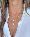 RUTILATED PEARL CHOKER