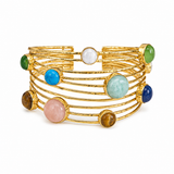 MULTISTONE BRACELET CUFF
