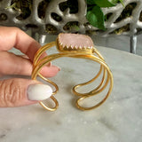 SQUARE PINK STATEMENT CUFF