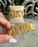 RAW CITRINE STATEMENT CUFF