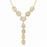 MOONSTONE Y-DROP NECKLACE