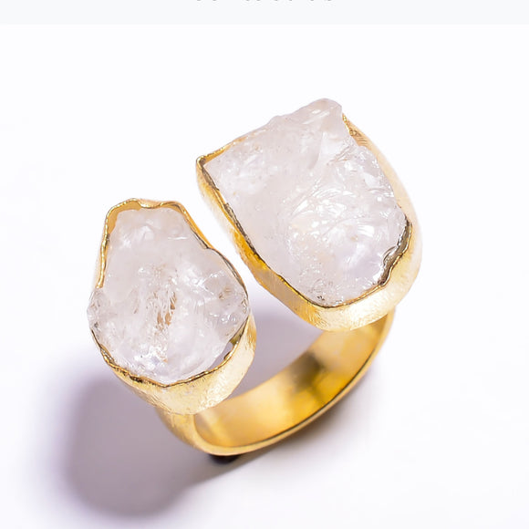 DUAL CRYSTAL RING