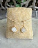 PETITE STONE EARRINGS