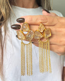 CRYSTAL FALL EARRING