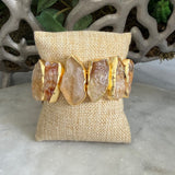 RAW CITRINE STATEMENT CUFF