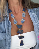 LAPISLÁZULI CASCADE NECKLACE