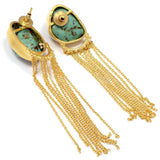 TURQUOISE FALL EARRING