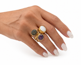 TRIO STONE RING