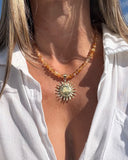 SUNBEAM GEM NECKLACE