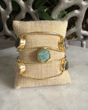 MULTISTONE BRACELET CUFF