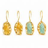 RAW IRREGULAR STONE EARRINGS
