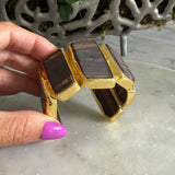 RAW TIGER EYE CUFF