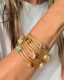 AURORA MILTI GEMSTONE CUFF
