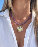 SUNBEAM GEM NECKLACE