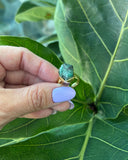 EMERALD SOLITARY RING