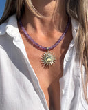 SUNBEAM GEM NECKLACE