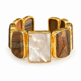 TIGER EYE STATEMENT CUFF