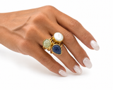 TRIO STONE RING