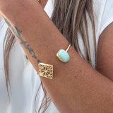 GEO STONE CUFF
