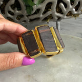 RAW TIGER EYE CUFF