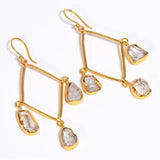 CRYSTAL TRIO EARRING