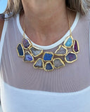 RAW AGATE STATEMENT CHOKER