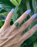 EMERALD SOLITARY RING