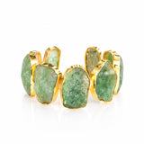 GREEN AVENTURINE STATEMENT CUFF