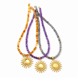 SUNBEAM GEM NECKLACE