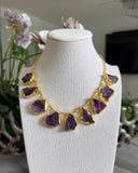 RAW AMETHYST CHOKER