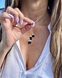 TRIO TOURMALINE CHAIN