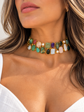 MULTI GEMSTONE CHOKER