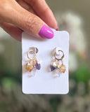 THREE POINT MINI HOOP EARRINGS